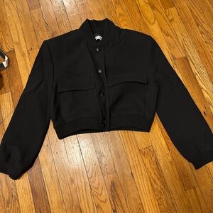 Zara Black Cropped Jacket